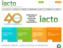 Tablet Screenshot of iacto.ie